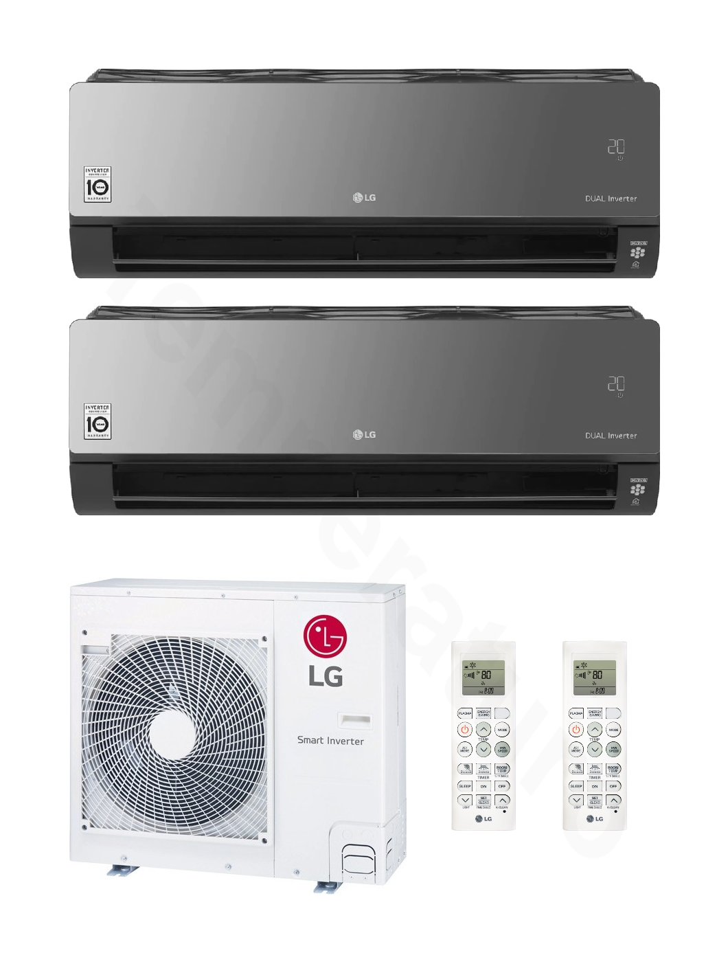 LG Klimaanlage Artcool Energy Wandgerät Multisplit Set mit 3 Innenger,  3.347,00 €
