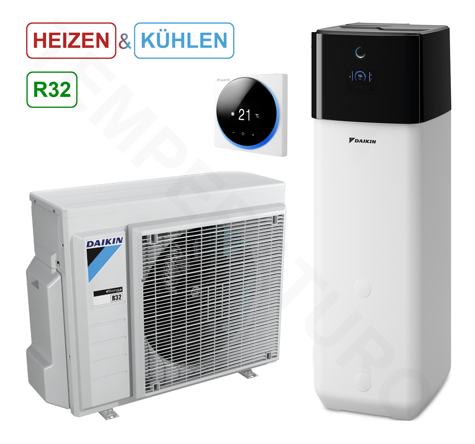 W Rmepumpe Kw Daikin Altherma R Ech O Temperaturo