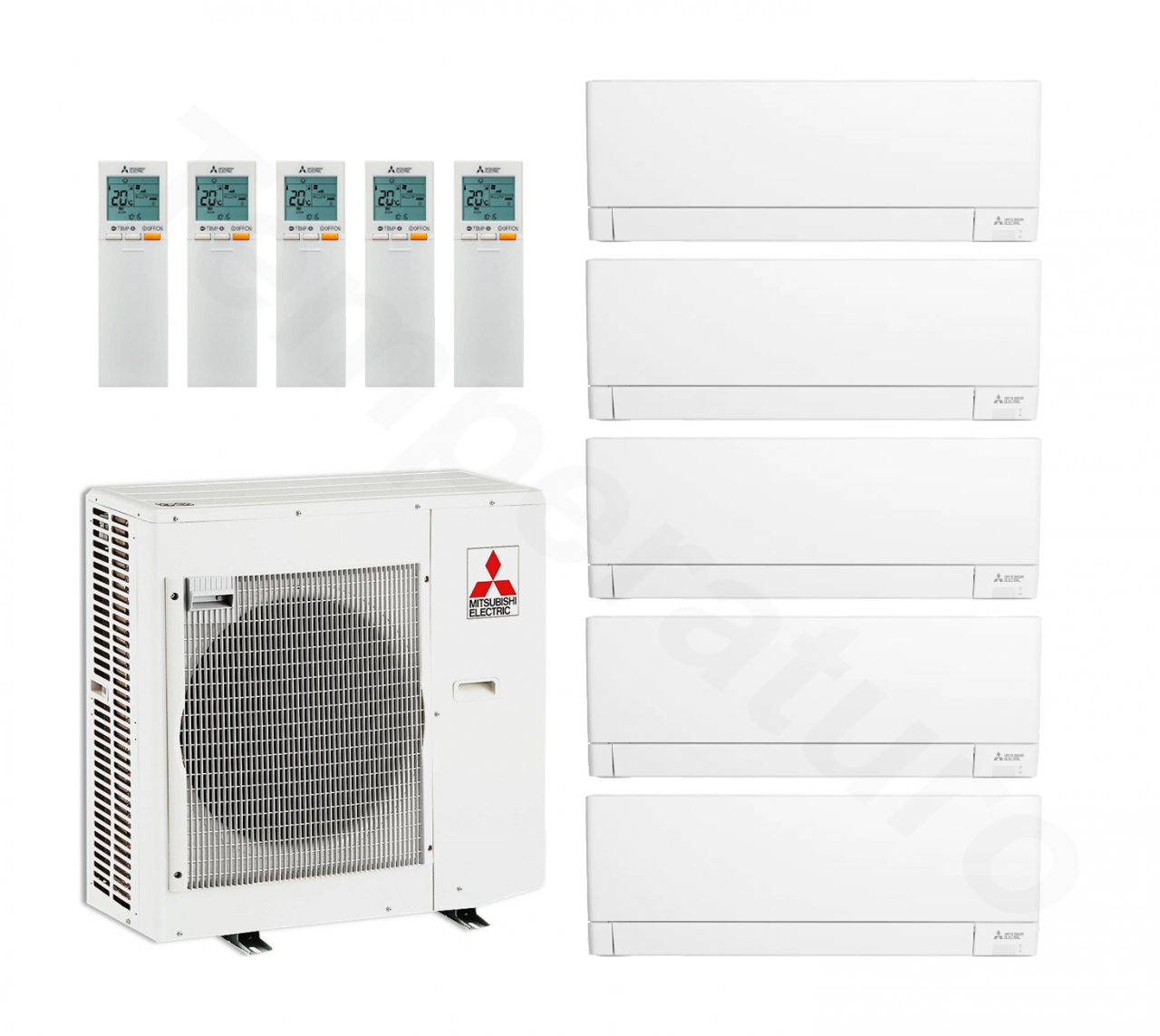 Multisplit-Klimaanlage kaufen: 2-5 Innengeräte